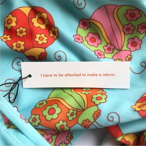 ModCloth x Marisol Muro NWT Whimsical Retro Chic Siena One-Piece Swimsuit Medium - Picture 10 of 15